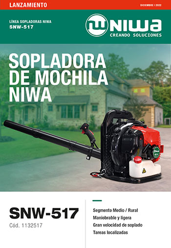Niwa - Sopladoras de Mochila SNW-517 ficha