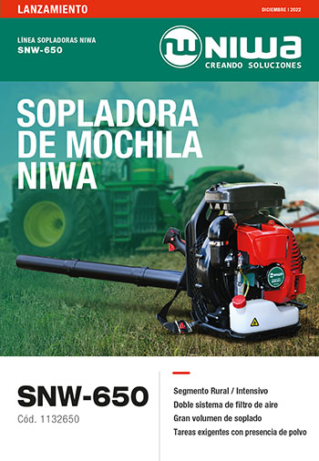 Niwa - Sopladoras de Mochila SNW-650 ficha
