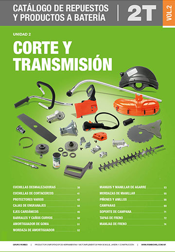 Catálogo Grupo Rumbo de repuestos y accesorios 2T y productos a batería - Unidad 2