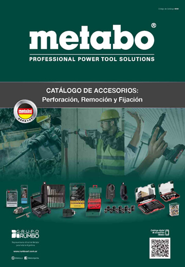 (4050) Catálogo Metabo, Accesorios: Perforación, Remoción y Fijación