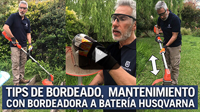 Tips con Juan Miceli sobre mantenimiento del césped y la bordeadora Husqvarna a batería